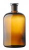 SOLVENT & REAGENT GLASS BOTTLES, NARROW-NECKED, BROWN COLOR