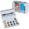 VAN GOGH WATER COLOUR PLASTIC BOX WITH 12 PANS PLUS BRUSH AND PALLET