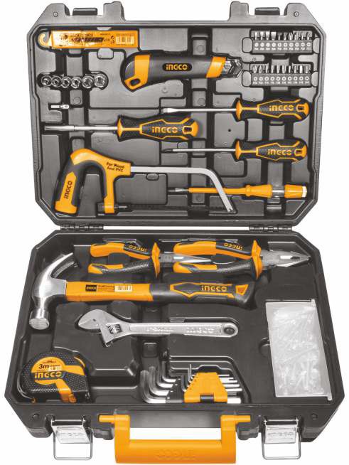 SET OF 117 HAND TOOLS WITH CARRYING CASE