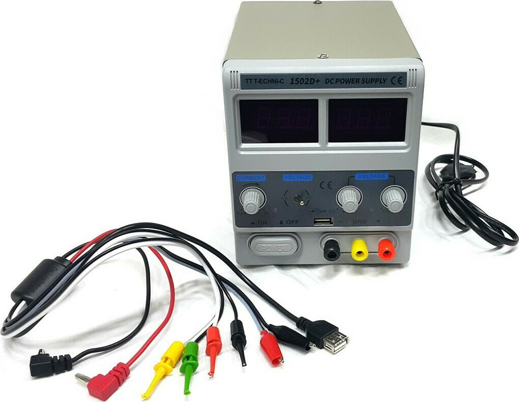 POWER SUPPLY FOR ELECTROLYSIS 0-50 Volt / 0-3 Ampere