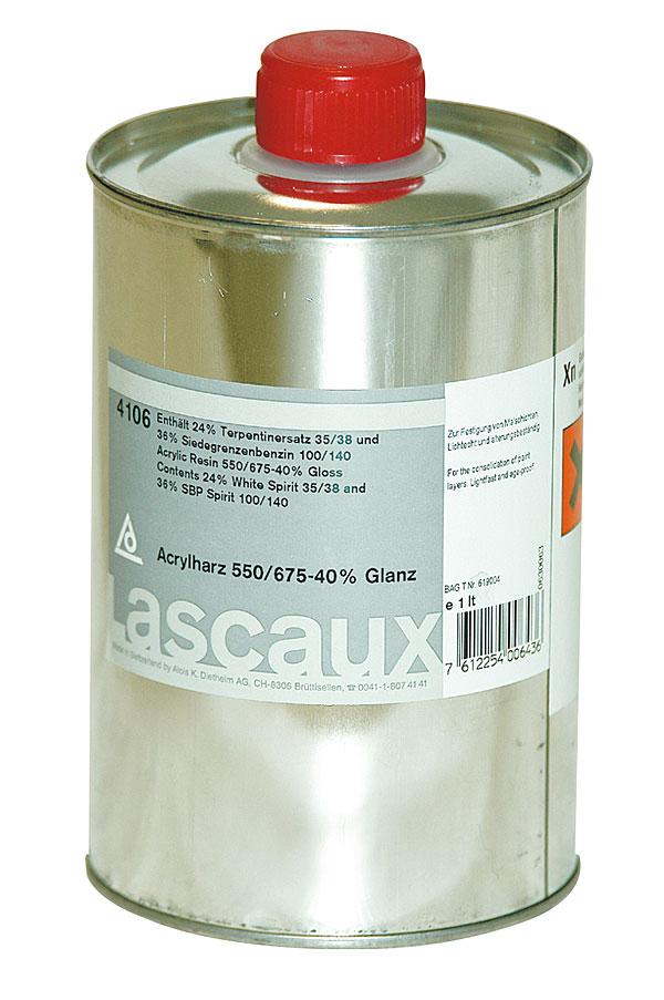 LASCAUX ACRYLIC RESIN 550/675-40% GLOSS